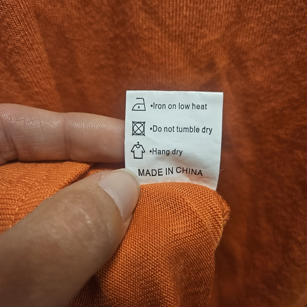 Orange Open Front Cardigan - Picture 4 of 4